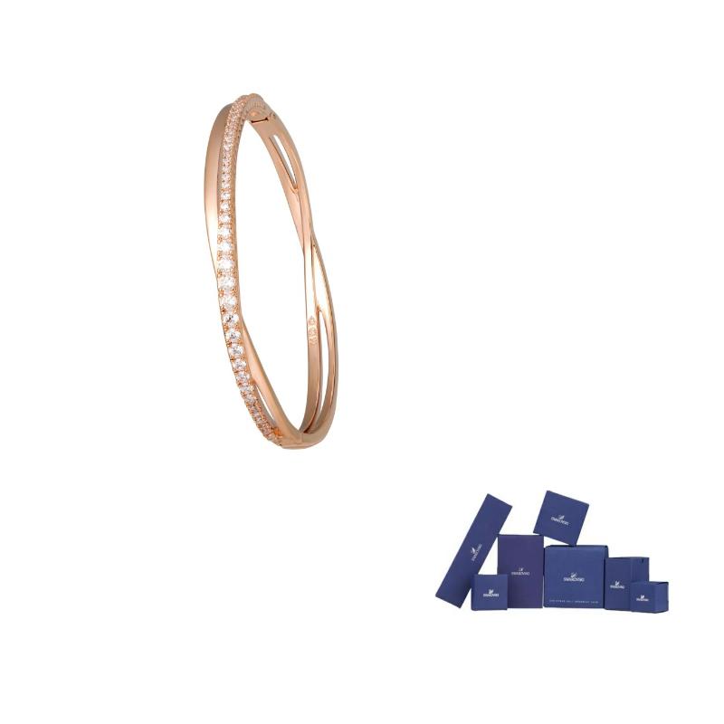 Swarovski Hyperbola Bangles Womens Rose Gold M розового золота