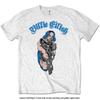 Billie Eilish BOWTSP01LW01 T-Shirt, White, Medium