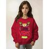 Children's Sweatshirt Autumn New Style Loose and Western Style Children's Spring and Autumn Cartoon Round Neck Sweatshirt RA02
