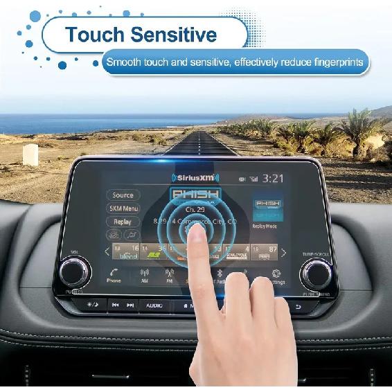 8 Inch Navigation Tempered Glass LCD GPS Screen Protector Touch Screen Protective Film For    Nissan Rogue