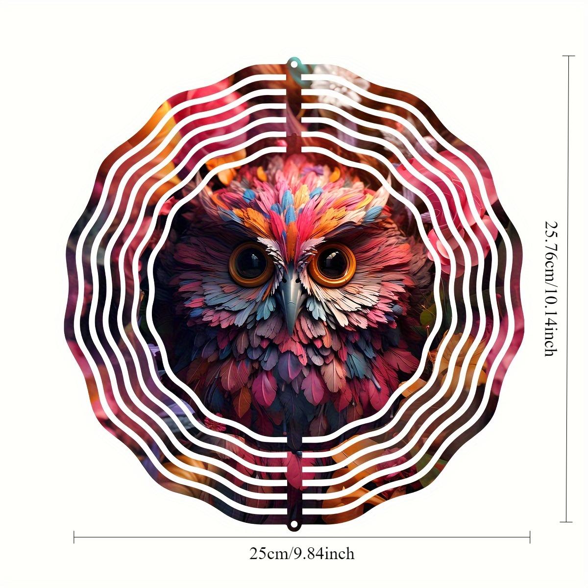 

Очаровательный, Обаятельный Металлический Ветряк-Сова - Идеальный Подарок для Женщин, Мамы, Бабушки, Жены | 25.4см Декор для Дома/Улицы | Идеальное Рождественское Украшение 03A