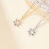 Jeshayuan Star of David Pendant Necklace with Zircon Bling David Star Necklace Luxury Anniversary Wedding Jewelry Gift