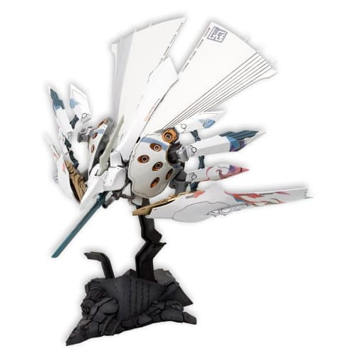 Kotobukiya Ikaruga Hitekkai Silver White, Total Length Approximately 155mm, 1/144 Scale Plastic Model