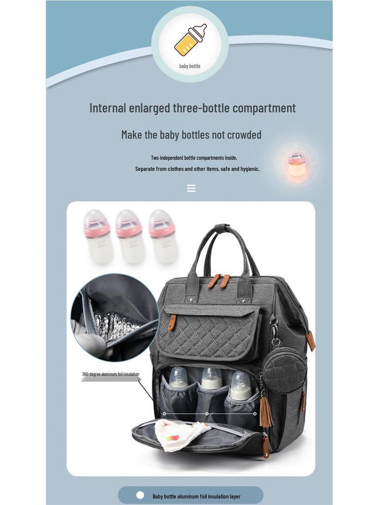 2025 Portable Multifunctional Baby Bed and Diaper Bag Backpack