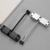 Smarted Spring Loaded Door Closer Quiet Operation Corrosion Resistant Aluminum Easyly Installation Home Security