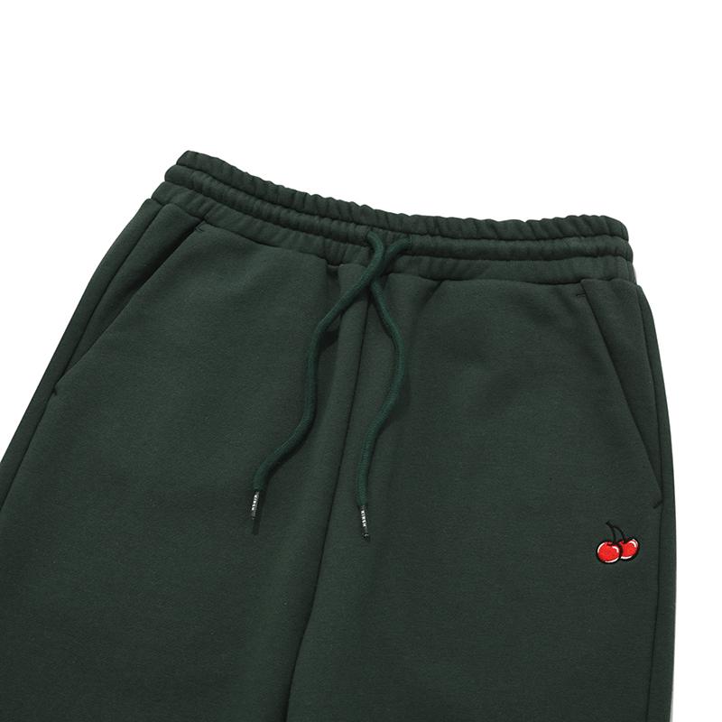KIRSH Small Cherry Jogger Pants [Dark Khaki]