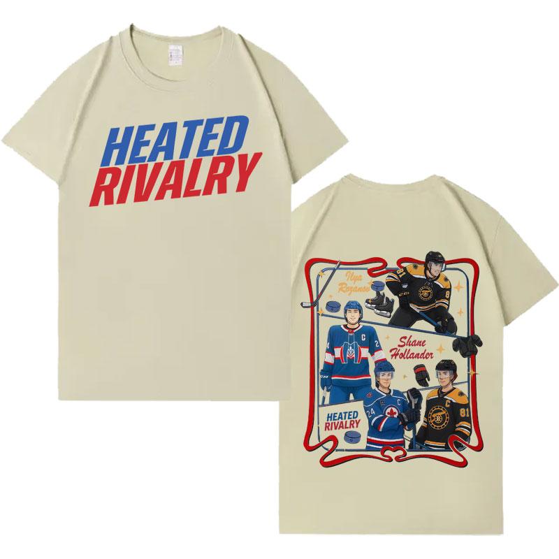 Heated Rivalry Shane Hollander Ilya Rozanov Hip Hop Graphic Tshrit Mens Women 2026 Spring summer new Casual Short Sleeves top