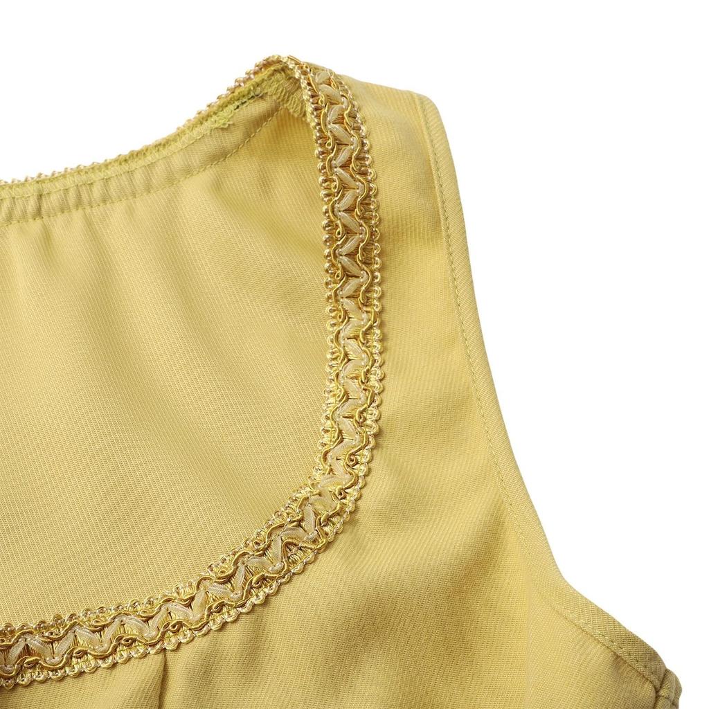 Beer Festival Costumes, Bavarian Women's Performance Costumes, Solid Colors Square Collar Dress