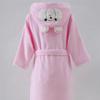 Children's Warm Cotton Cartoon Hooded Bathrobe - Absorbent Towel Material for Boys & Girls, Ideal for Autumn/Winter Swimming or Sleepwear.