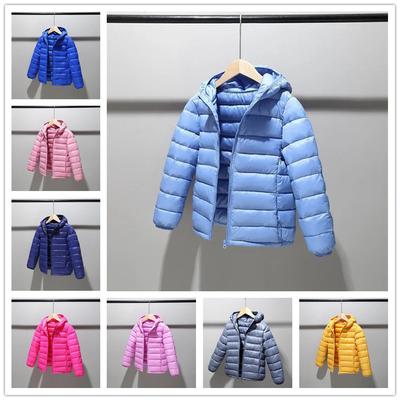 Children 2-12 Years Old Down Cotton Jacket Clothes for Boys Girls Cotton Padded Clothes Kids Warm Down Coats