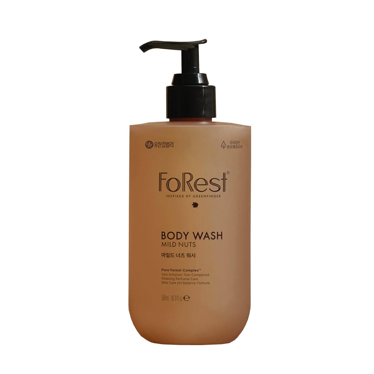 Forest Mild Nut Body Wash  Main Product  500mL  Moisturizing