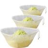 3pcs Reusable Nut Milk Bags Strainers Unbleached Nylon Cheesecloth Bag Food Cheese Yogurt Filter Kitchen Fine Mesh Strainer