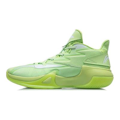 Li Ning Sprint SE Cushioning Mid Top Performance Basketball Shoes Men's Nouveau Leaf Green ABPR061-2