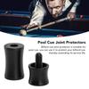 Billiard Stick Joint Protectors Aluminum Alloy Pool Cue Joint Protectors Protect Your Cue Stick Black 2255 (5/16‑18 Teeth)