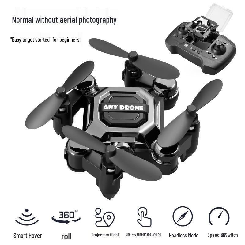 4K Mini Foldable Drone with Remote Control for Kids - Durable Aerial Photography Quadcopter Toy for Primary School Students