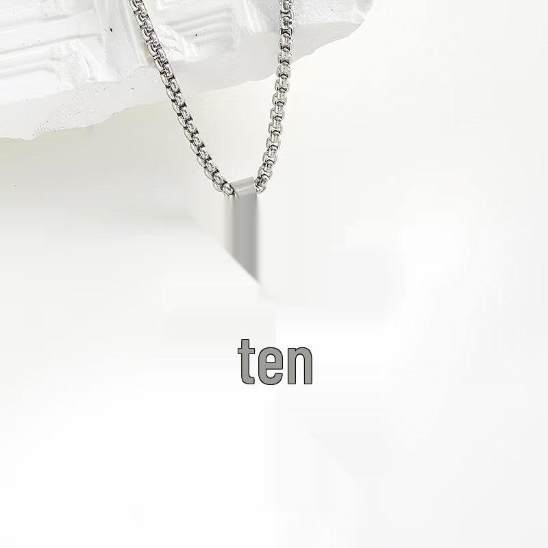 Trendy European-American Stainless Steel Cross Necklace for Men