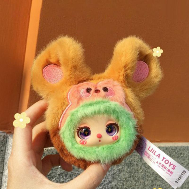 New Mini Liila Garden Tea Party Series Vinyl Blind Box Plush Doll Figure Mystery Collectible Toys Bag Charm Pendant Birthday Gif
