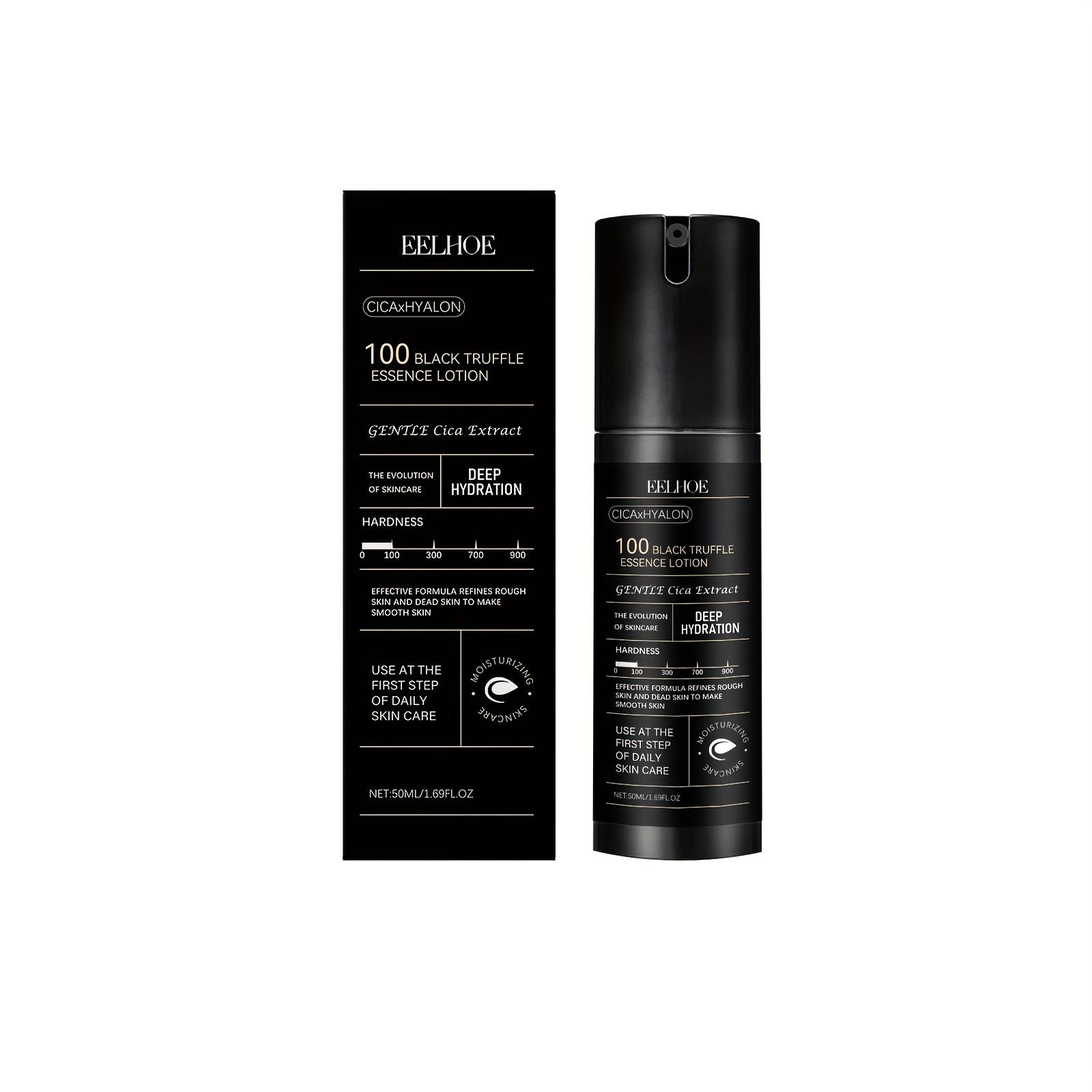 

EELHOE Black Truffle Essence Lotion with Centella Asiatica Hyaluronic Acid, Suitable for All Beige Types, Firms and Brightens The Complexion, 50ml 50ml