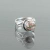 Ethiopian Copper Turquoise Gemstone Handmade 925 Sterling Silver Jewelry Ring RR-11-38