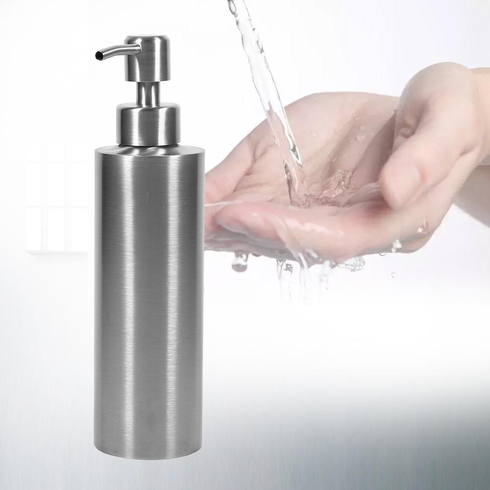 Soap Dispenser 350ml Stainless Steel Hand Lotion Bottle for Bathroom Kitchen