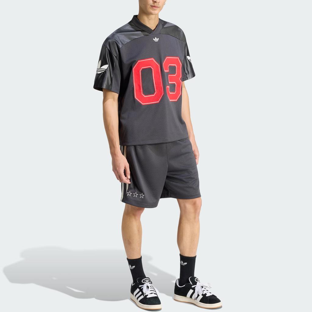 Adidas Originals Fb 03 Pullover V-Neck Short Sleeve Rugby Shirt Men tops KU9215