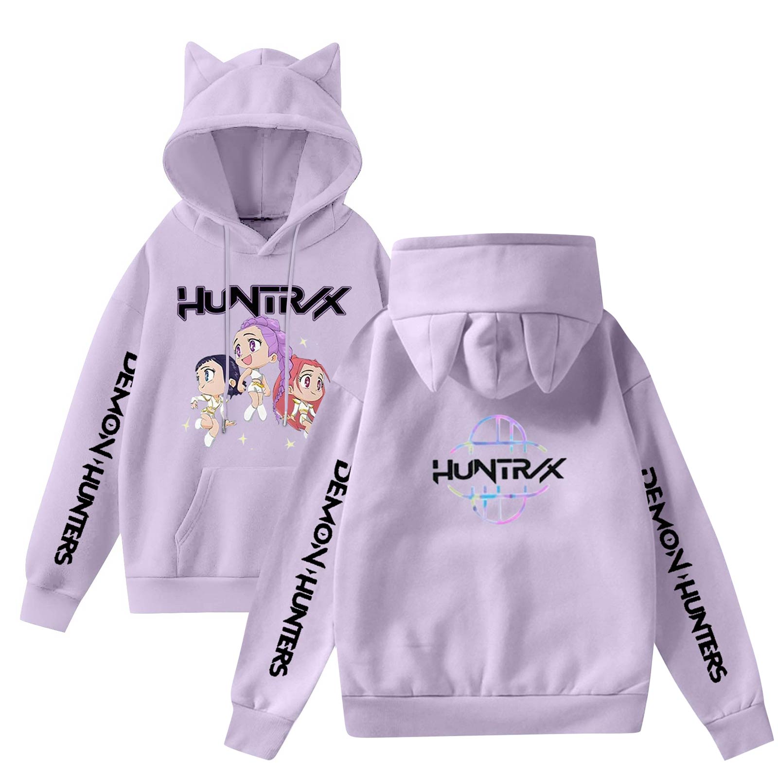 

Женская мода повседневная толстовка с капюшоном с длинным рукавом и круглым вырезом с карманами M фиолетовый