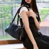Melting Brown Women Shoulder Bag Double Pocket 4colors