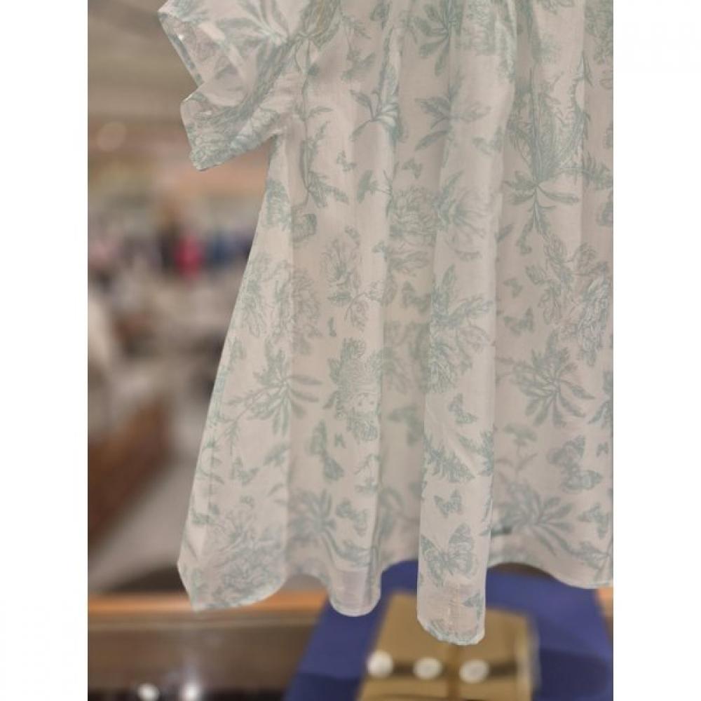 Chocola Twill Chiffon Dress M  ttpMoe072M 