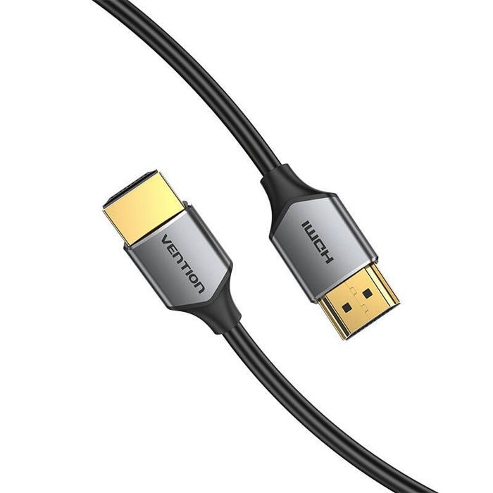 Vention kabelio priedai - ALEHD - HDMI 2.0 4K kabelis / HDMI kištukas - HDMI kištukas / 50 cm / pilkas