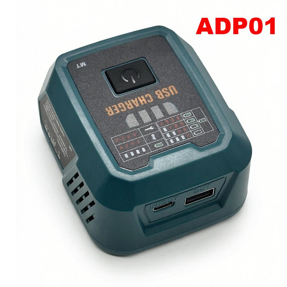 NEW Upgraded 111W Fast Charging Station for Makita 18V Battery Portable Power Inverter with USB Type-C Port Charging(Tool Only)