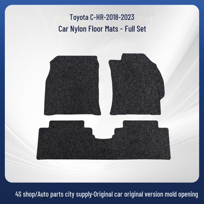 Compatible with 2018-2023 Toyota C-HR: Durable Nylon Car Floor Mats