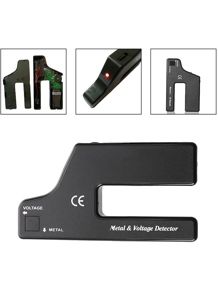 9V Wall Scanner Metal Detector Pointer AC Wire Metal Detection Industrial Metal Detector Alert Pipe Power High Sensitivity