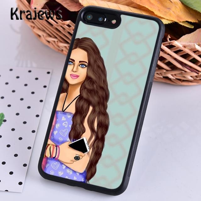 Krajews BFF Cute Girl best Friend Soft Phone Case Cover For iPhone 17 Air 16 15 14 plus 11 12 13 pro ma coque Fundas