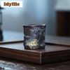 150ml Yixing Zisha Stone Yellow Mud Bamboo Teacup Vintage Tea Bowl Jug Tea-tasting Personal Cup Chazhan Master Cups Tableware