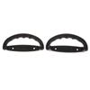 2Pcs Black Plastic Luggage Handle Suitcase Strap Pull Air Case Carrying Air Bag Grip Anti-Slip Knob Box Replacements
