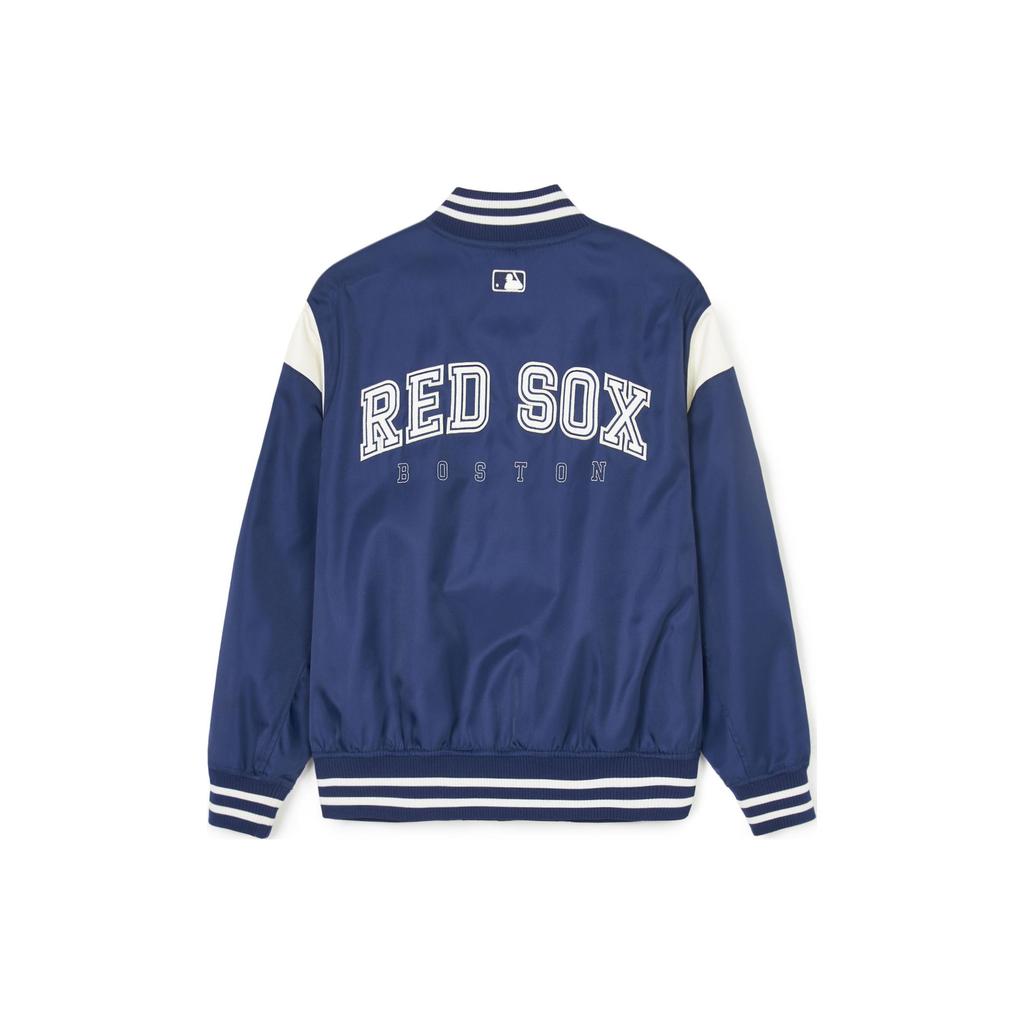 New MLB SS24 Boston Red Sox Baseball Jacket Unisex Navy Blue 3AJPV0641-43NYS