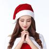 Unisex Gold Samt Weihnachtsmannmütze - Kurzer Plüsch Weihnachts-Cosplay-Accessoire