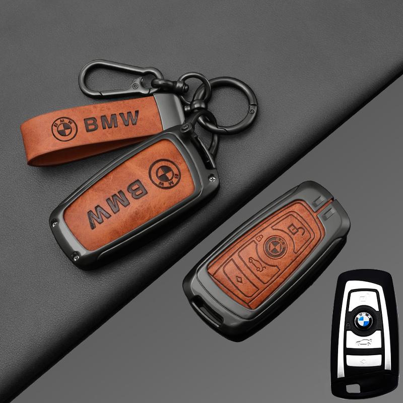 AXNX2 Fashion Zinc Alloy Car Key Case Cover Holder For BMW F30 F20 F10 F18 F22 F01 X3 X4 F06 F02 M3 M5 Protector Keychain Accessories