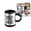 14oz 400ml doppelwandiger Edelstahl-Milchbecher mit Deckel und Griff für Kinder und Erwachsene, Kaffeebecher, automatischer Selbstmischbecher
