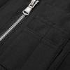 Men's Autumn Winter Turn Down Collar Jacket Solid Color Casual Sports Jacket Full Zipper Lightweight Outdoor Workwear Tops