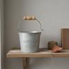 Galvanized Iron Decor Pot Handmade Rustic Tin Flower Pot Mini Watering Can Planter Distressed Finish Vintage Metal Watering Can