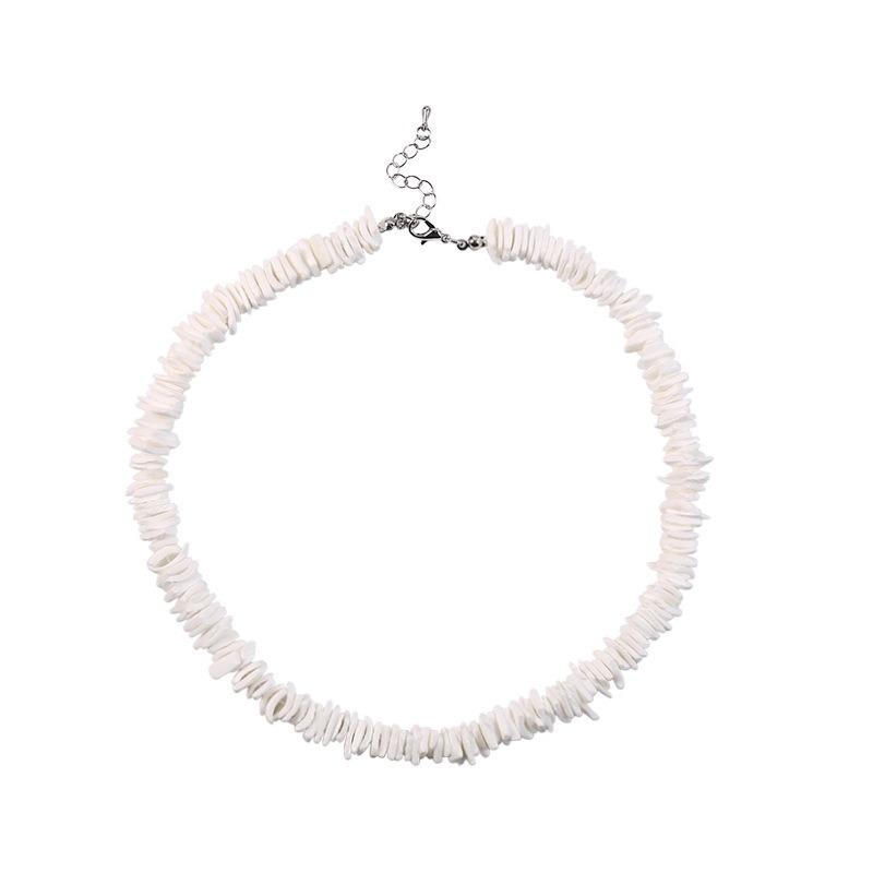 Irregular Broken Shell Handmade Short Necklace For Women