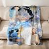 singer r-rosalia Lux Berghain fashion cool soft warm plush blanket dorm sofa living room pet hogar bedroom gift nap home Flannel