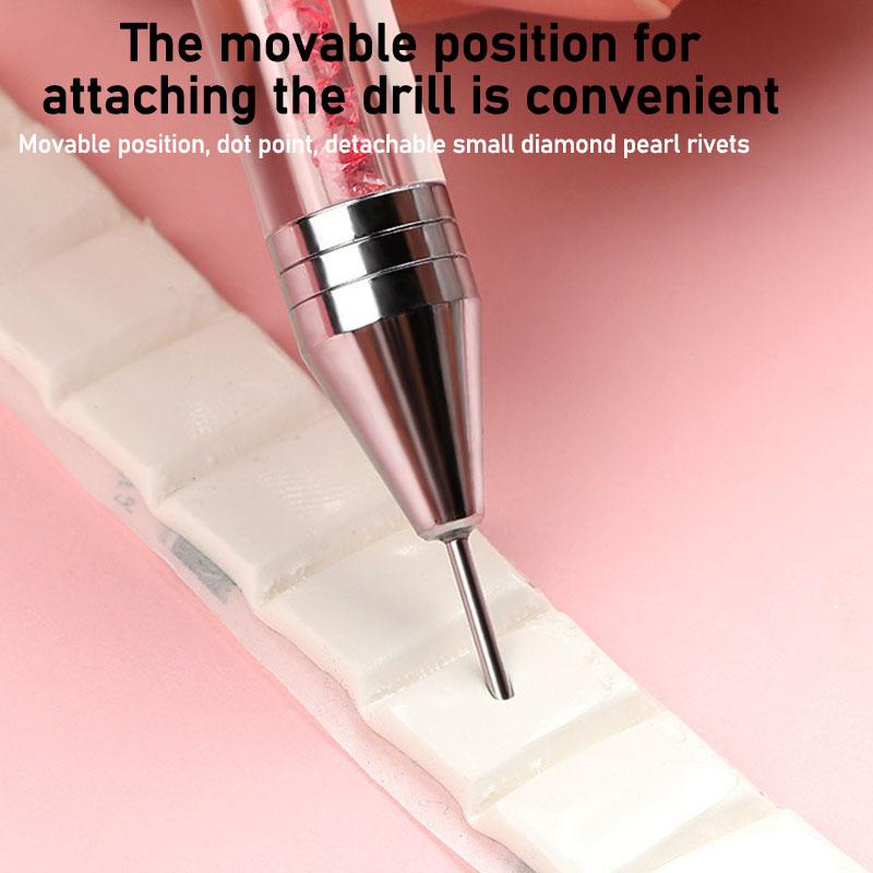 Rhinestone Applicator Pencil Nail Dot Rod Rhinestone Picker Wax Pen Diamond Picker Stick for Rhinestones Dotting Tool DB04