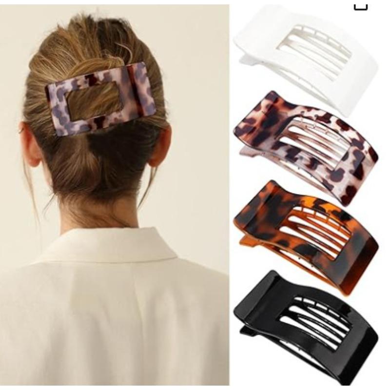 1 Simple Square Grip ClipSuitable All Seasonssuitable Daily Stylinghair Carefirm Gripdurable Materialsuitable Various Hairstyles