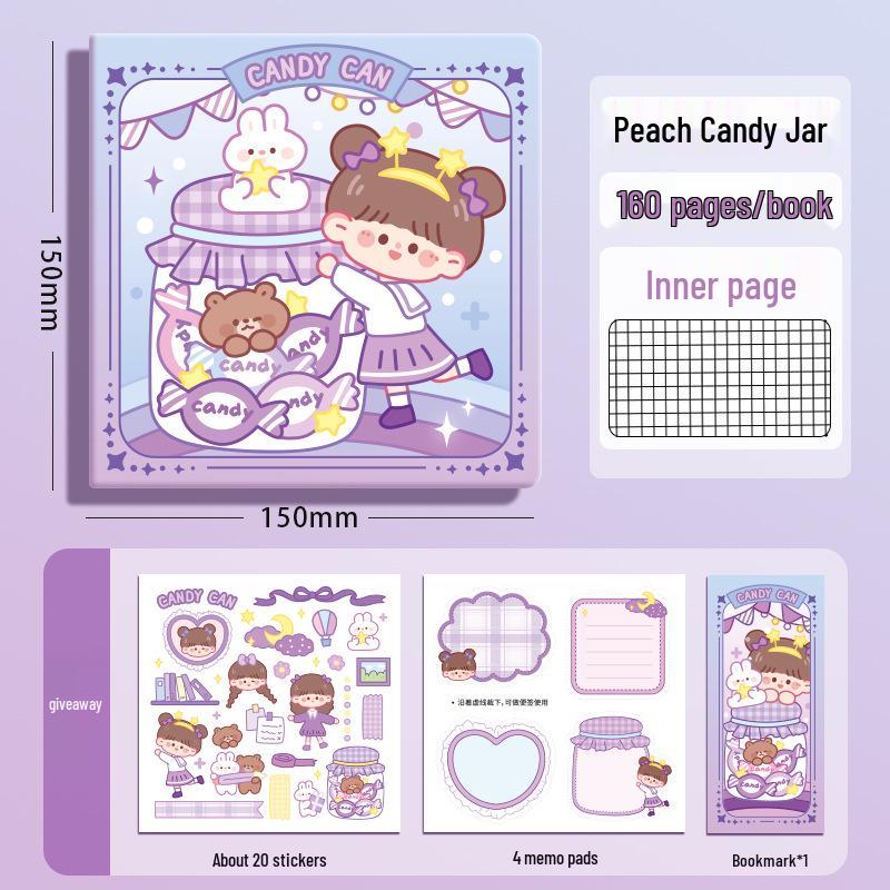 Канцтовары Yao Милые и Изысканные Блокноты: Наборы планеров для снятия стресса для девочек