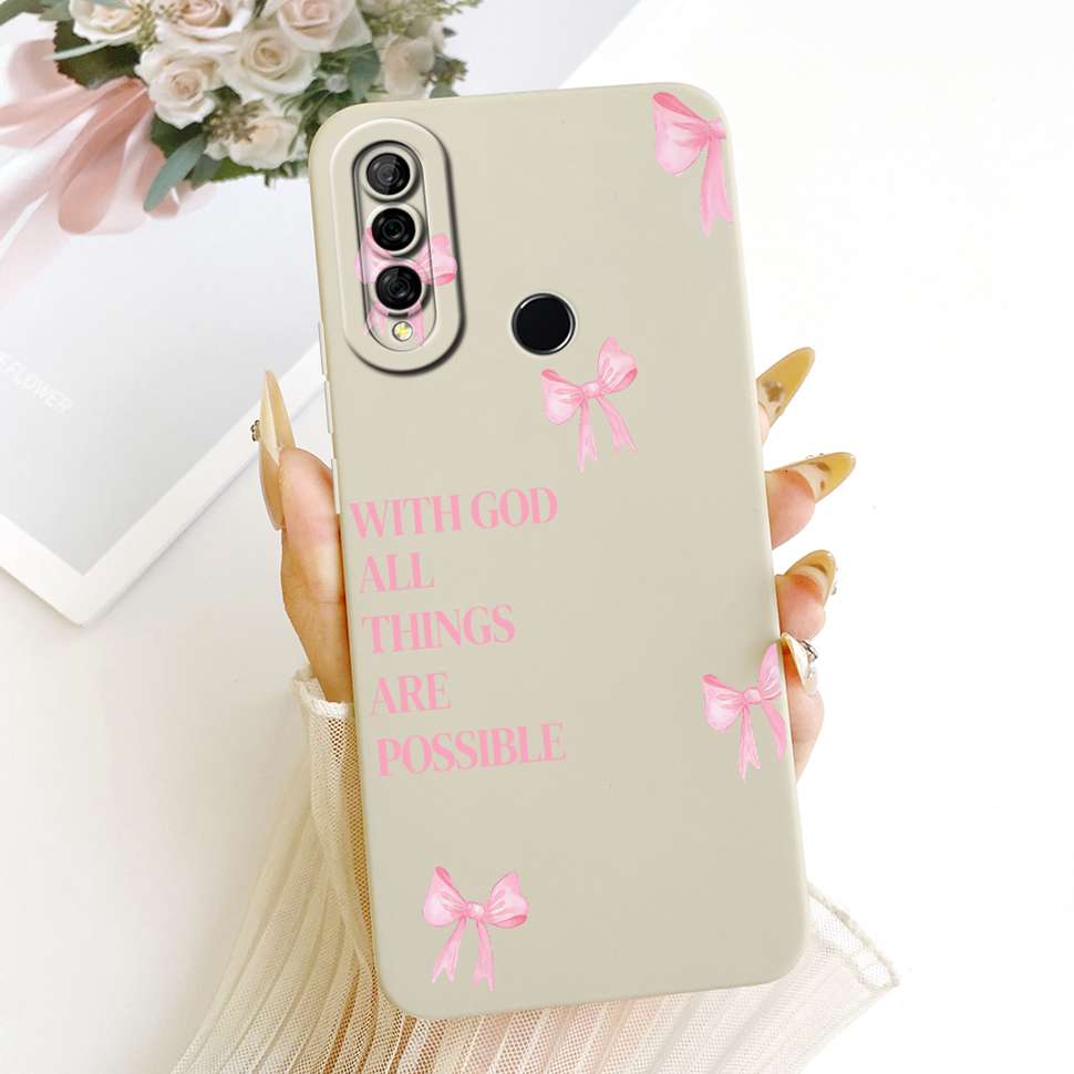 Honor 10i Silicone Phone Case Full Cover For Honor 20 lite 20lite Honor10i Protection Cute Cartoon Girl Design Protective Shell