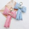 Elegant Bows Keychains for Women Cute Bowknot Beaded Keyring Charm Aesthetic Phone Chain Accessories Key Chain
