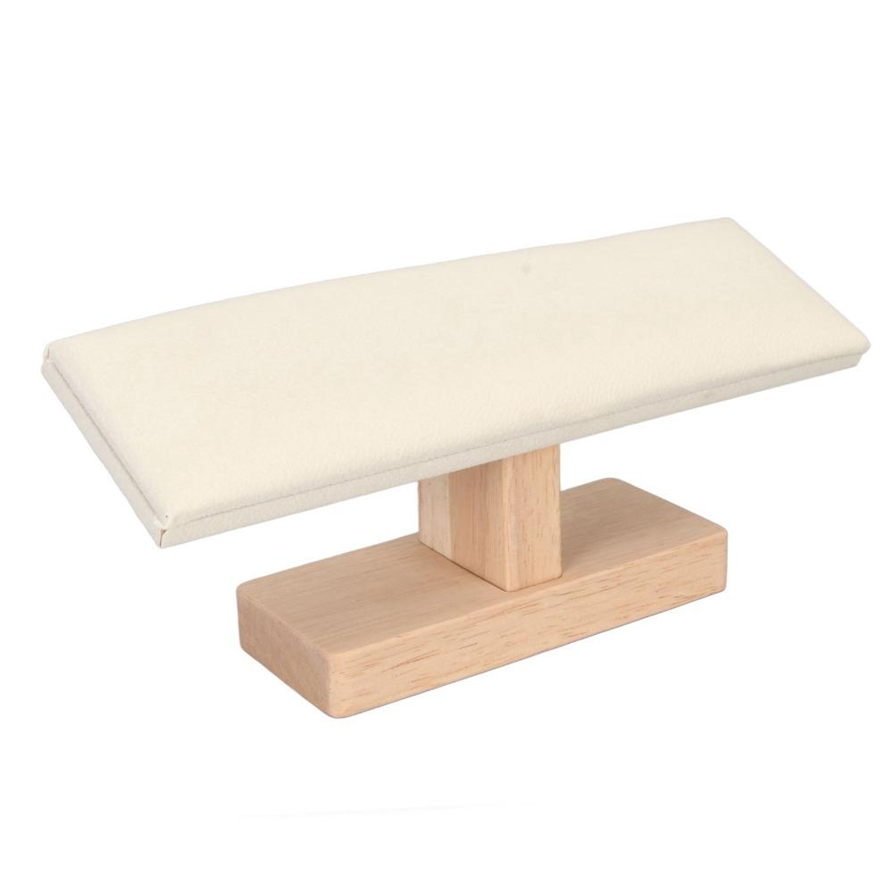 Wood Watch Display Stand 20*6cm Jewelry Display Stand T Bar Bracelet Holder Store Counter Use
