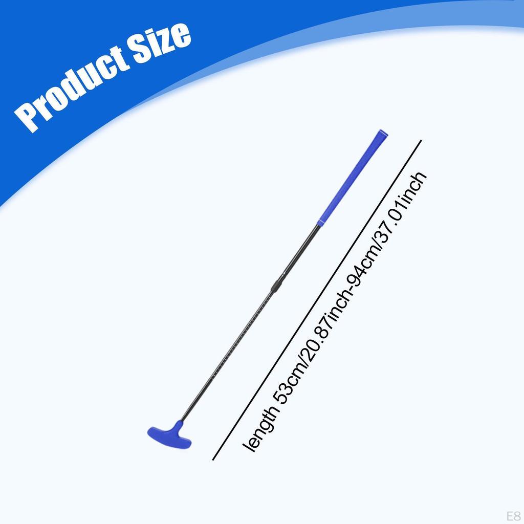 Golf Putter Retractable Adjustable Length AntiSlip Grip for Men Two Ways Club Home